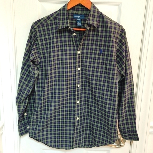 Polo Ralph Lauren Button Down Shirt Large 14/16 - Picture 1 of 4